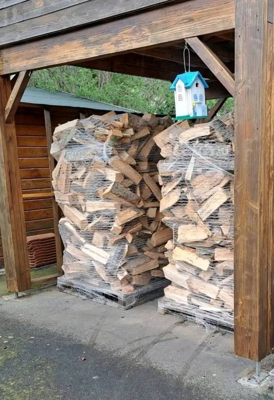 Palettes filmées pour le stockage